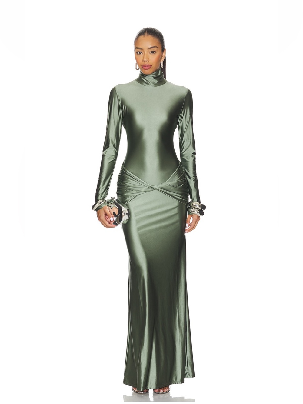 Anastasia Dress in Army